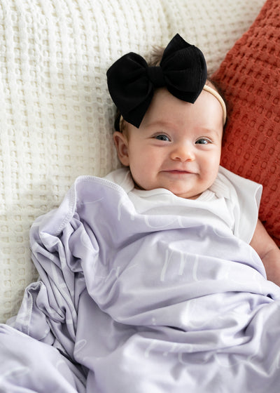 Swirled Web 2-Sided Swaddle