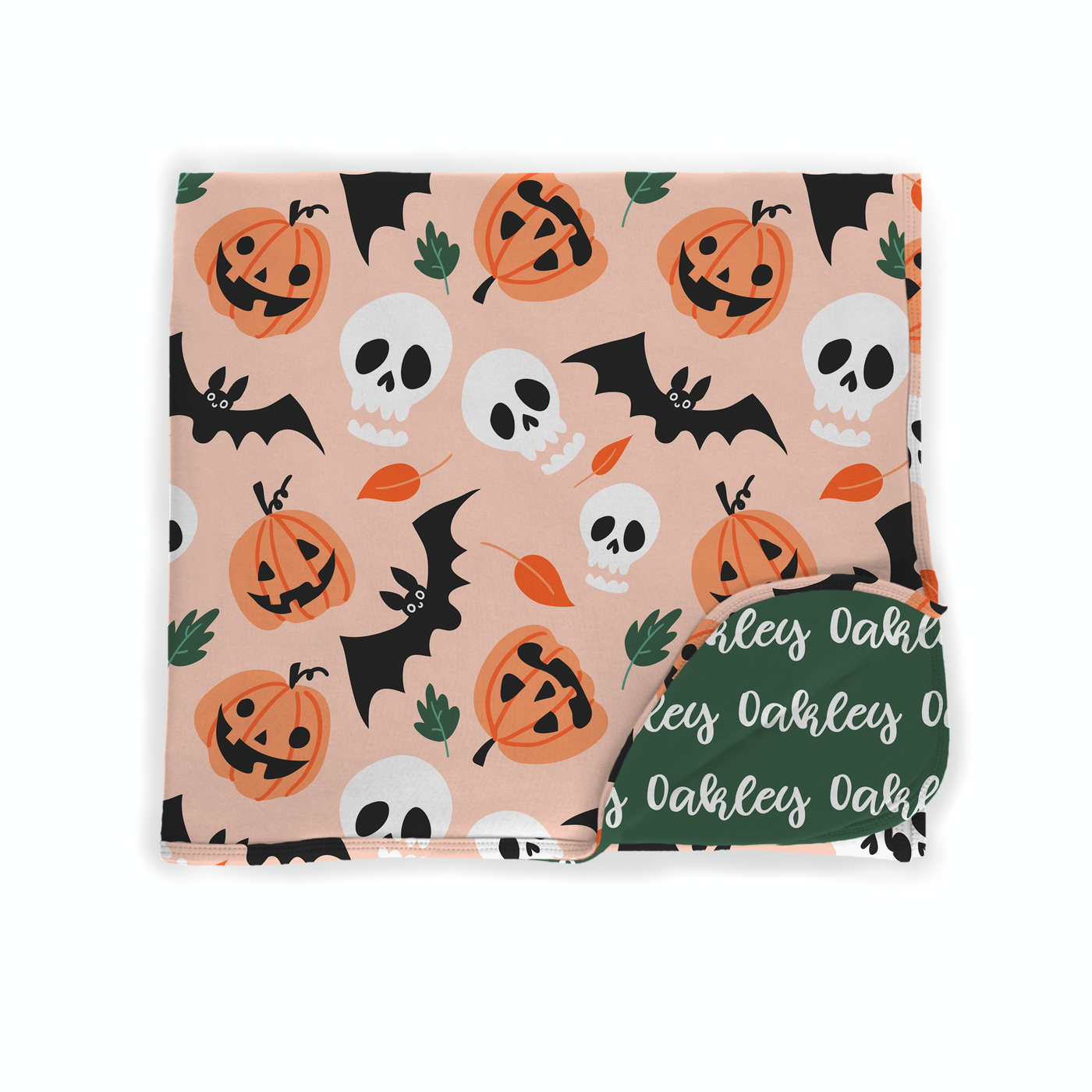 Halloween Doodle 2-Sided Swaddle