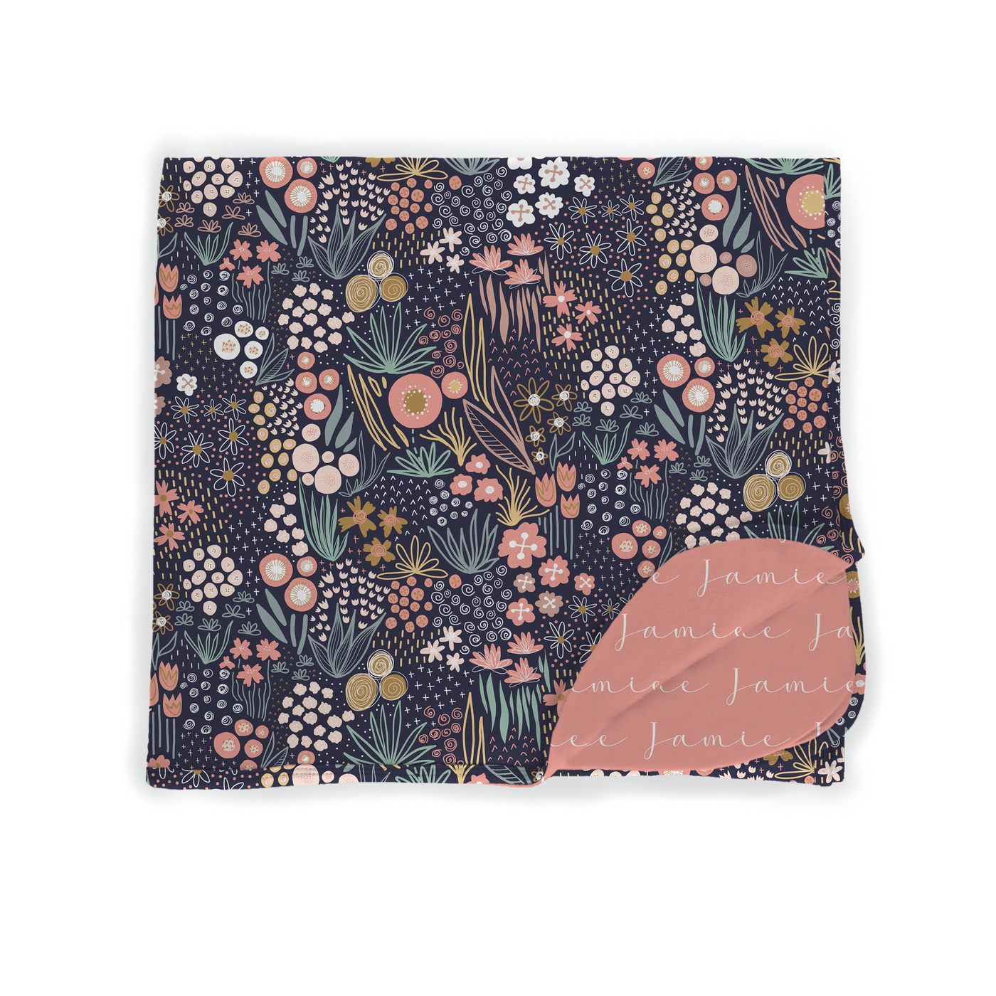 Flower Field 2-Sided Swaddle