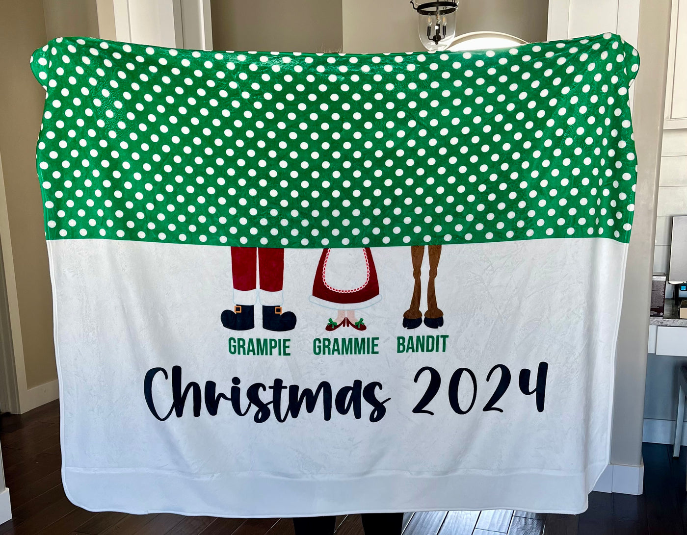 Large Christmas Legs Blanket