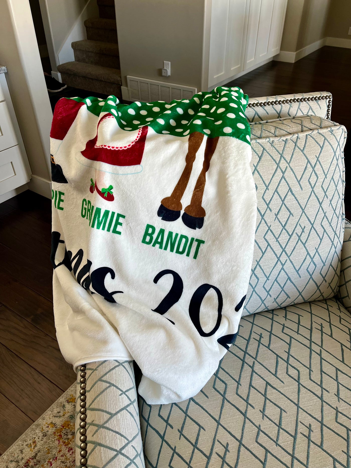 Large Christmas Legs Blanket