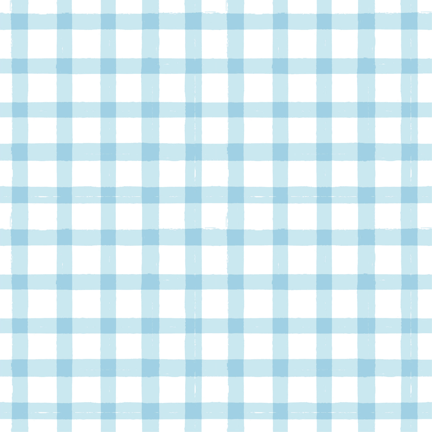 Blue Gingham 2-Sided Swaddle