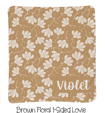 Brown Floral Lovie