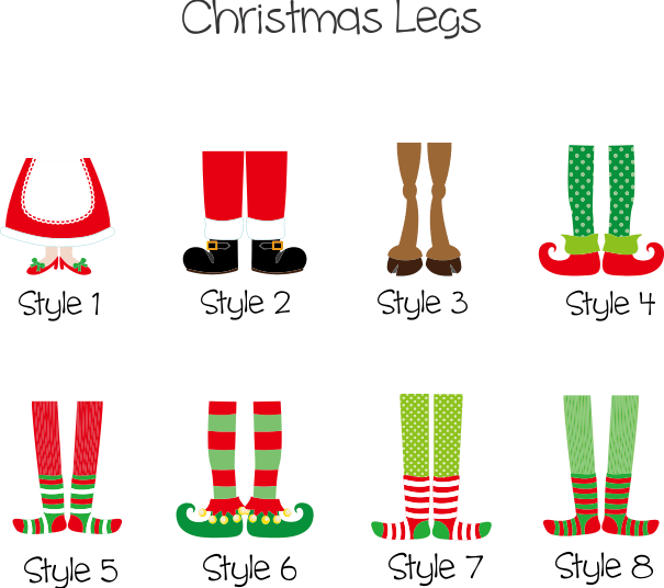 Large Christmas Legs Blanket