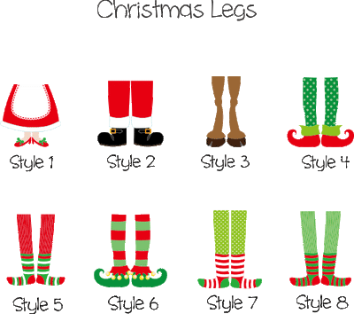 Large Christmas Legs Blanket