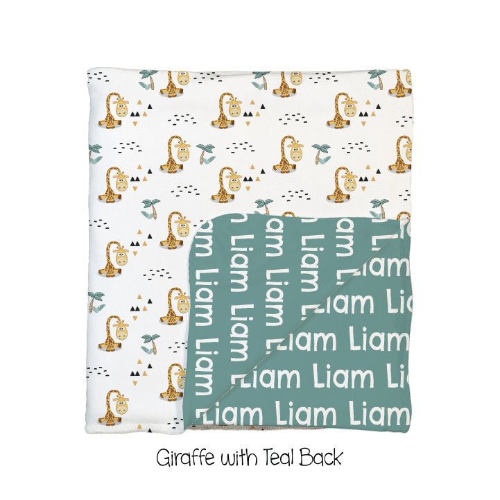 Giraffe 2-Sided Swaddle