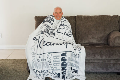 Style 6 Grandpa Blanket No Kids Names