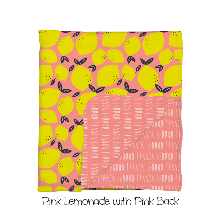 Pink Lemonade 2-Sided Swaddle