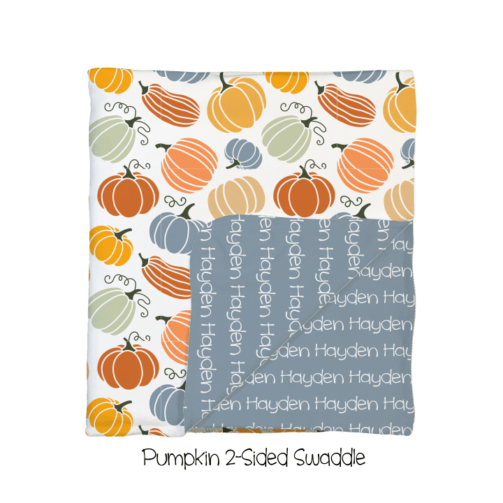 Pumpkins 2-Sided Swaddle