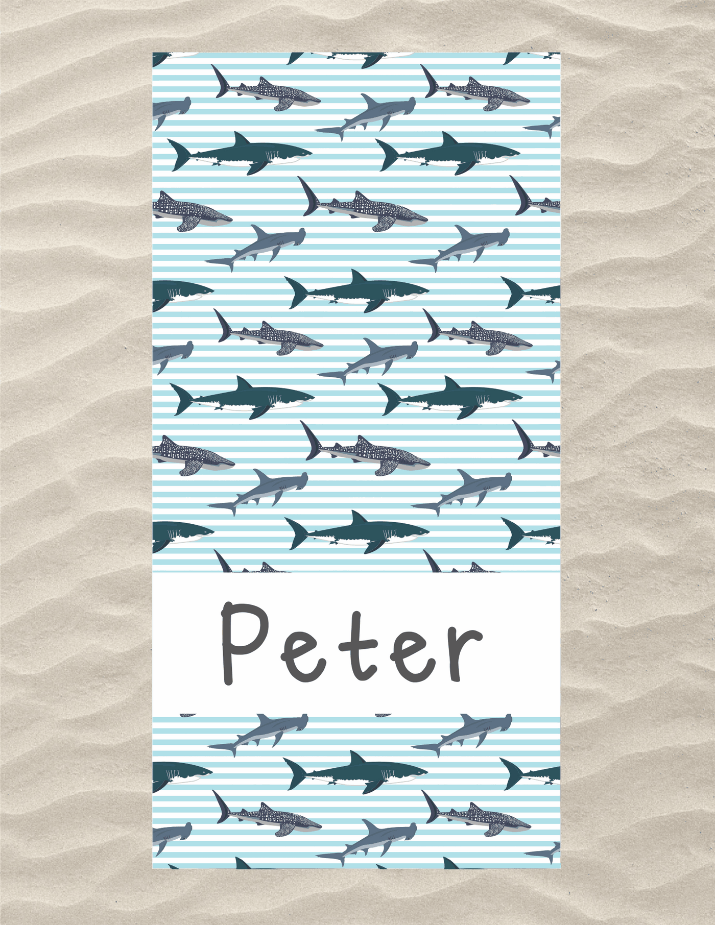 Shark Beach Towel - Multiple Styles!