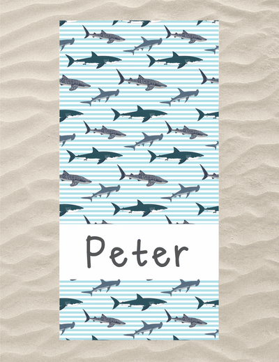 Shark Beach Towel - Multiple Styles!