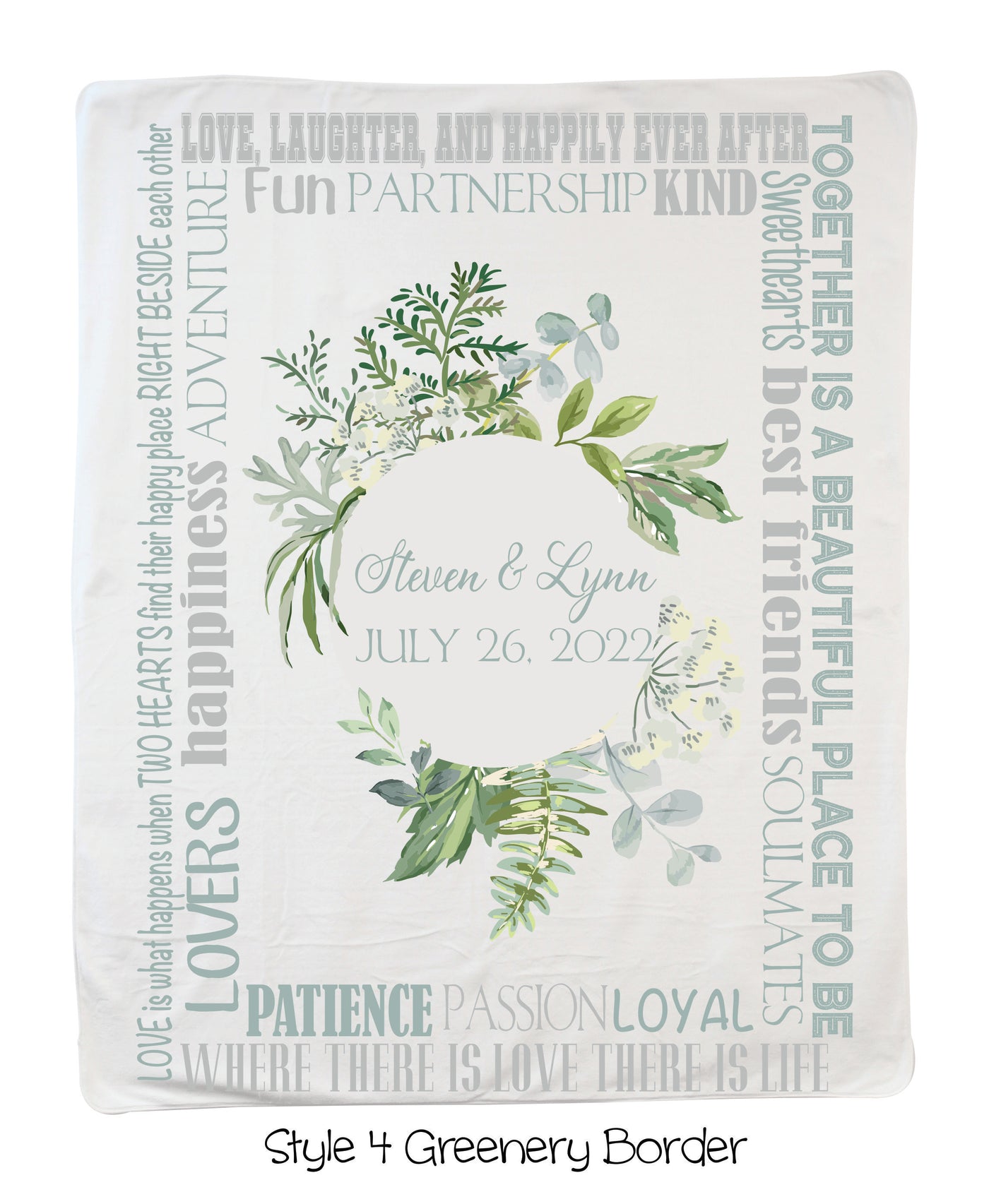 Wedding Greenery Border