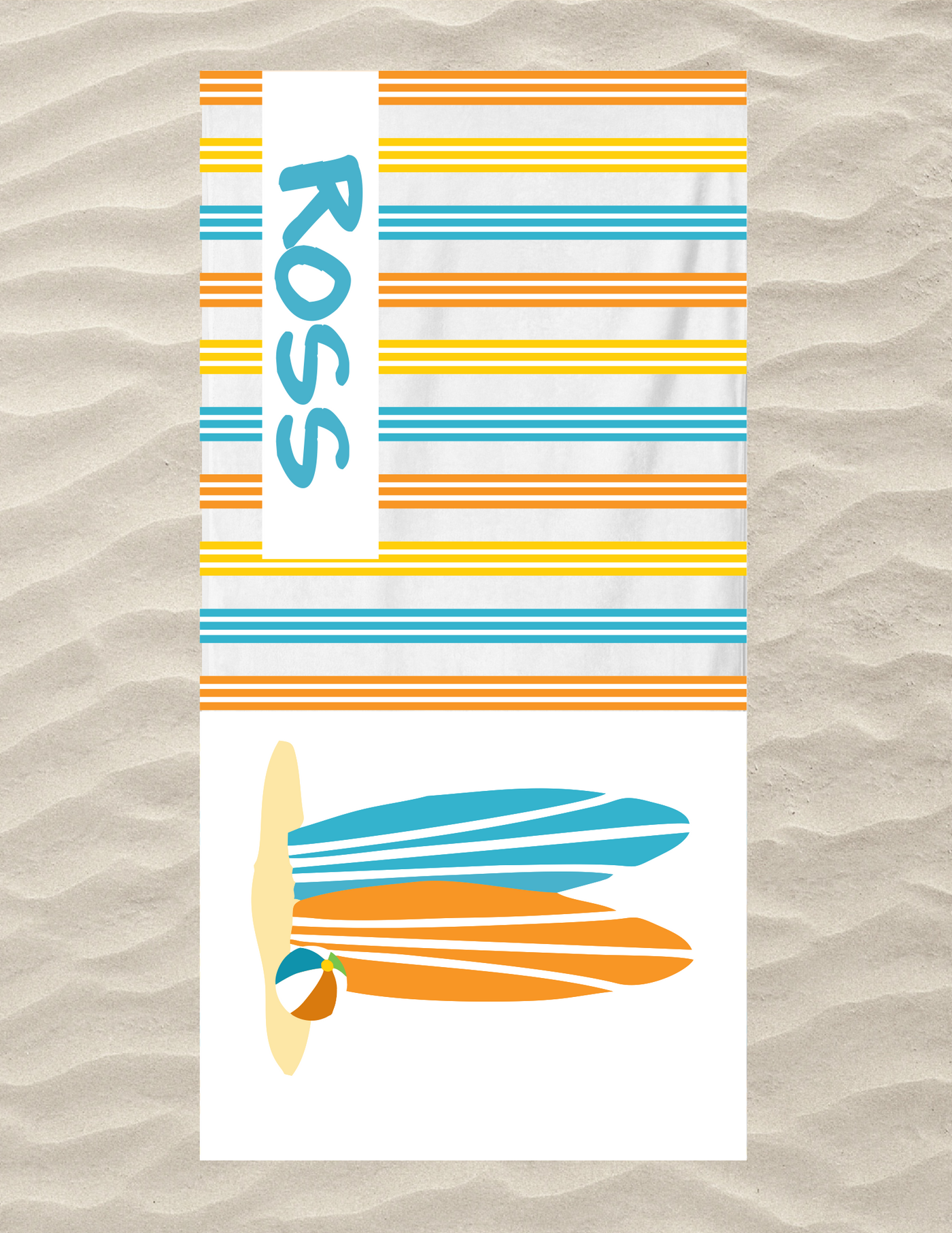 Surfboard Beach Towel Collection - Multiple Styles!