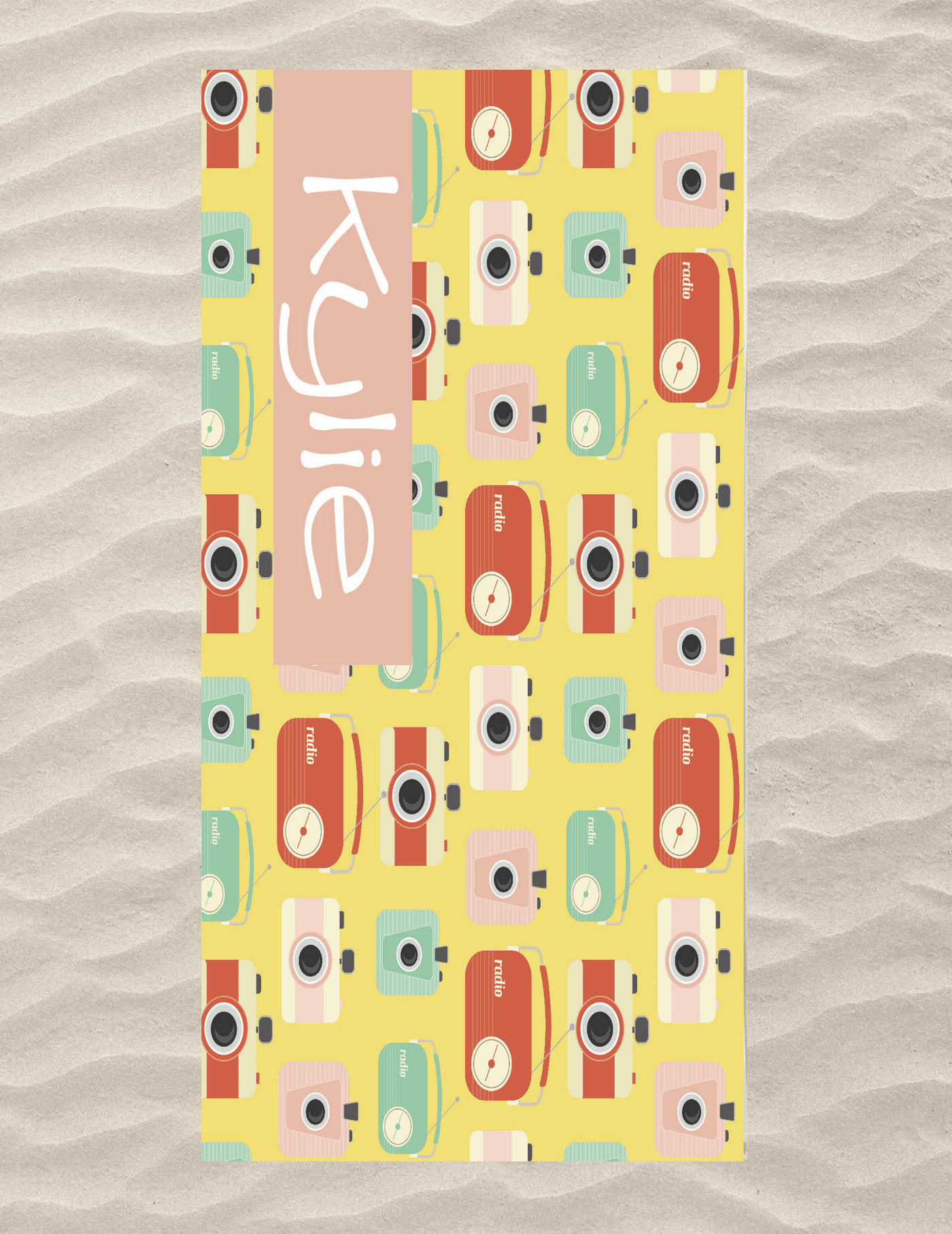 Camera Beach Towel