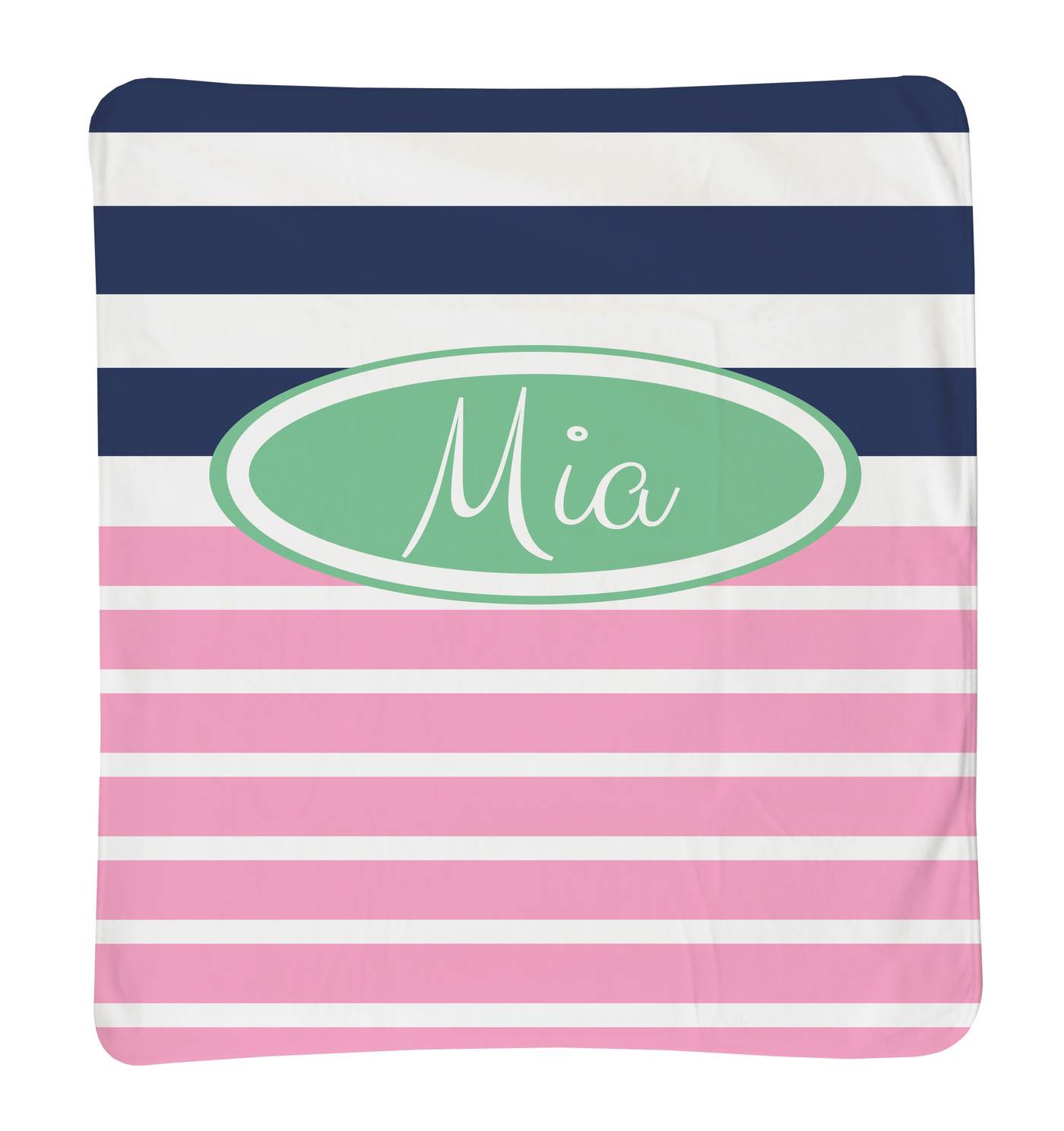 Pink & Navy Stripes