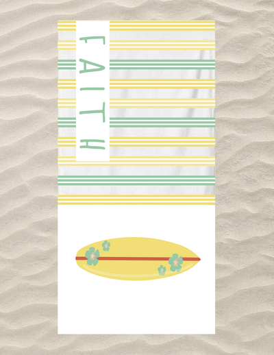 Surfboard Beach Towel Collection - Multiple Styles!