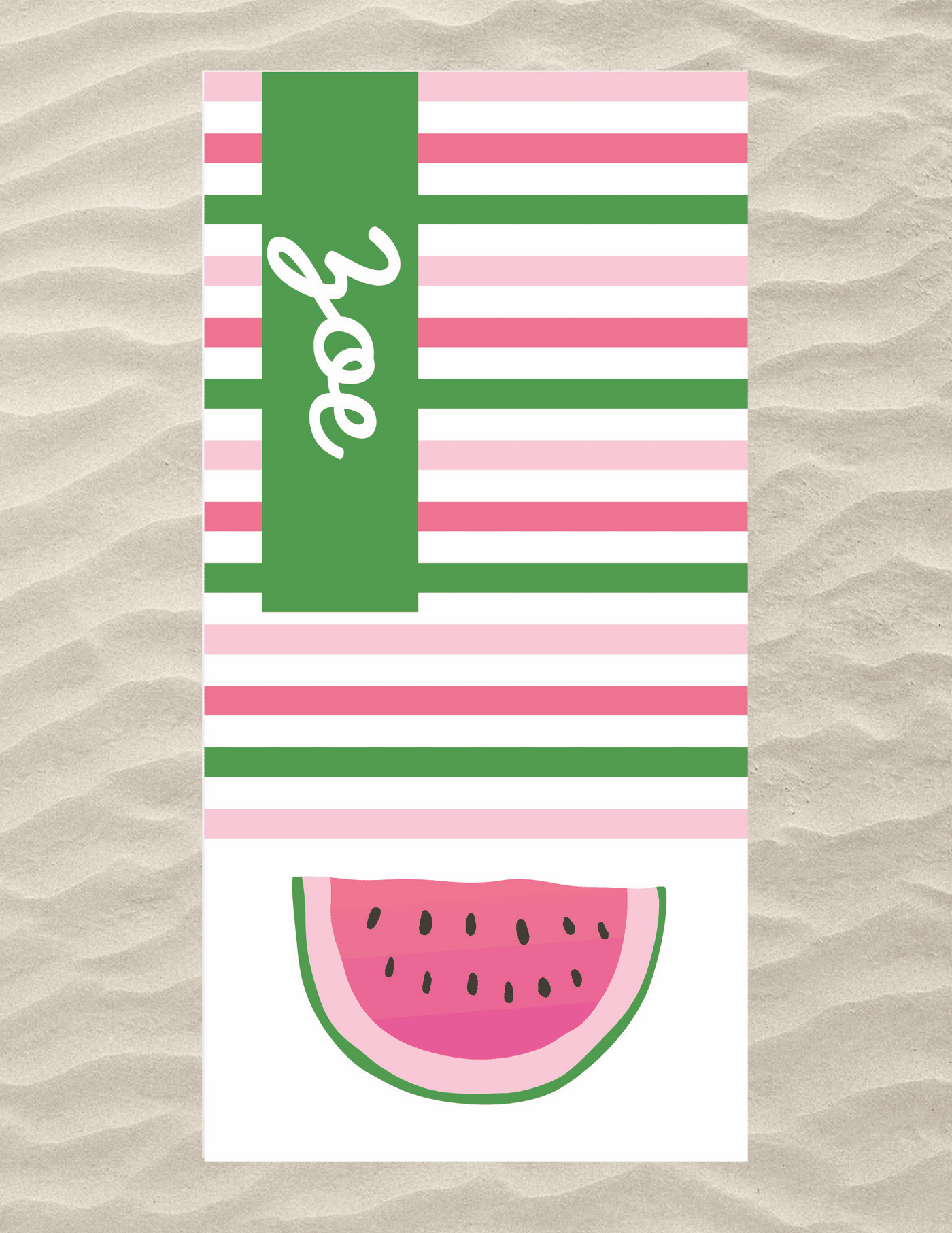 Watermelon Beach Towel